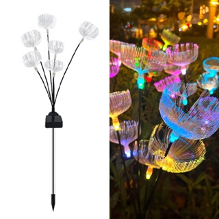 Solar vandmand-lampe med farveskift – 6 hoveder